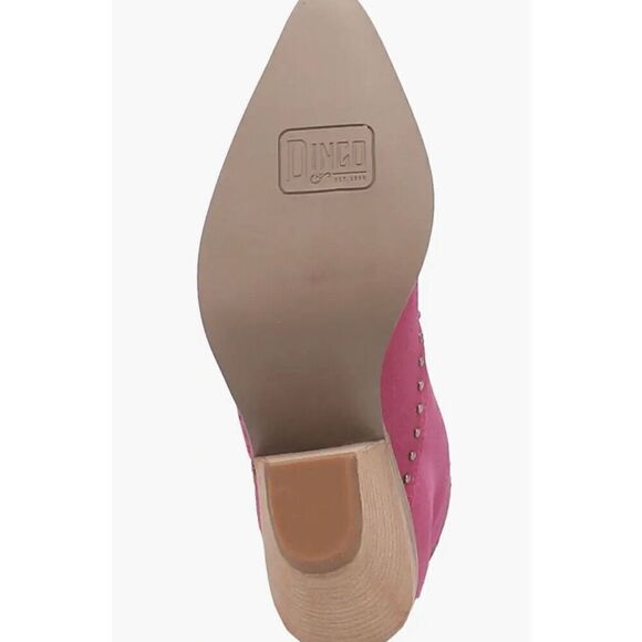 Dingo Womens Classy N' Sassy Snip Toe Casual Boots cowgirl western 7 - Picture 5 of 9